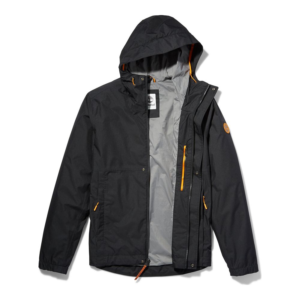 Chaquetas Timberland Hombre Outdoor Heritage Waterproof Windbreaker Negras - Chile HPF-958370